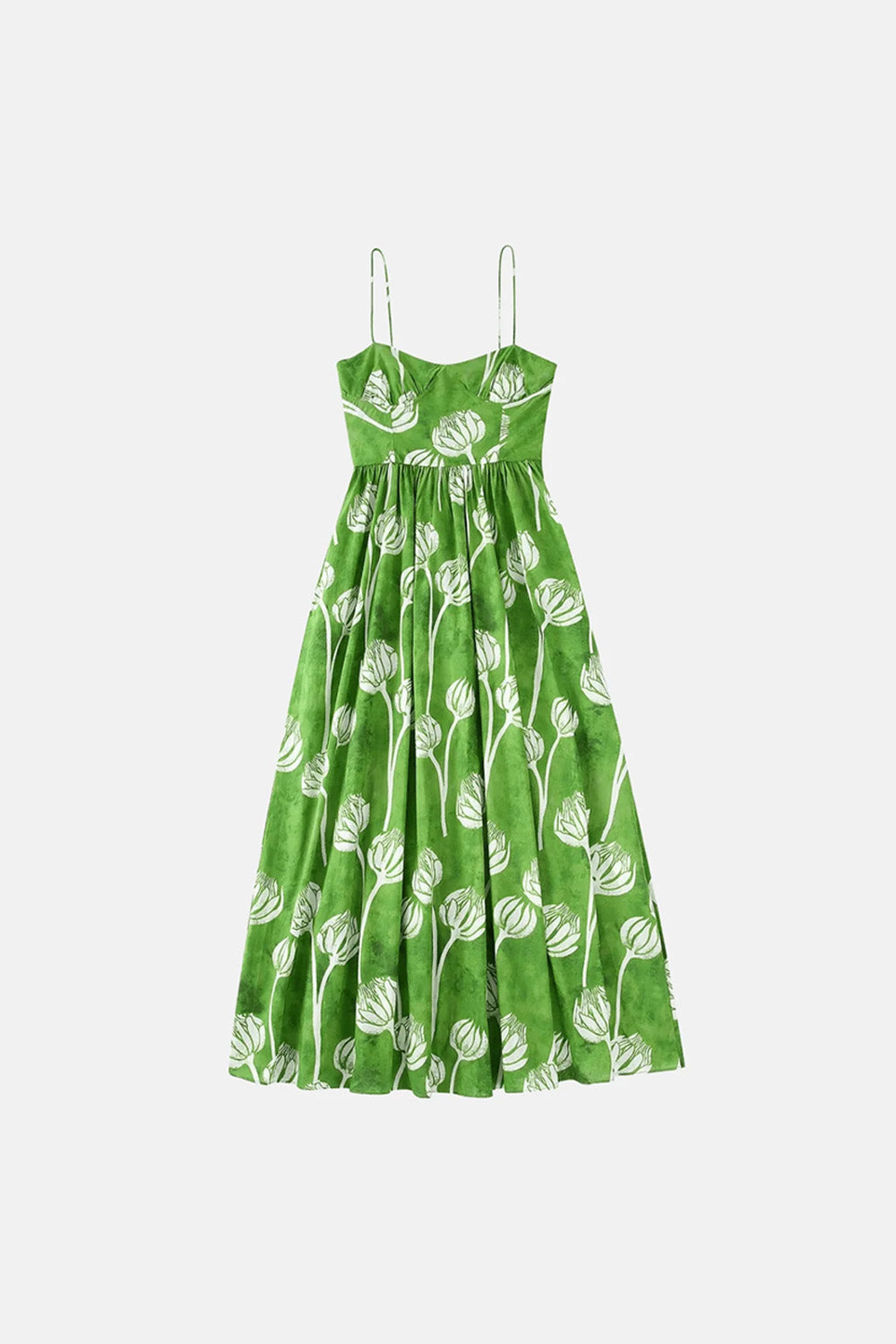 Vestido longo verde