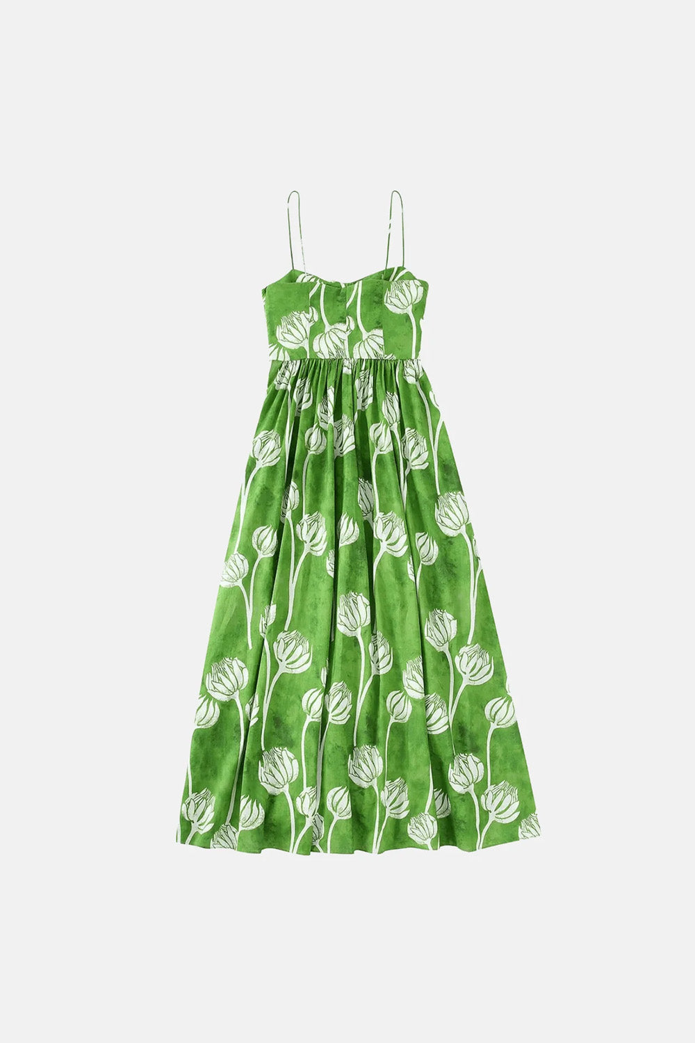 Vestido longo verde