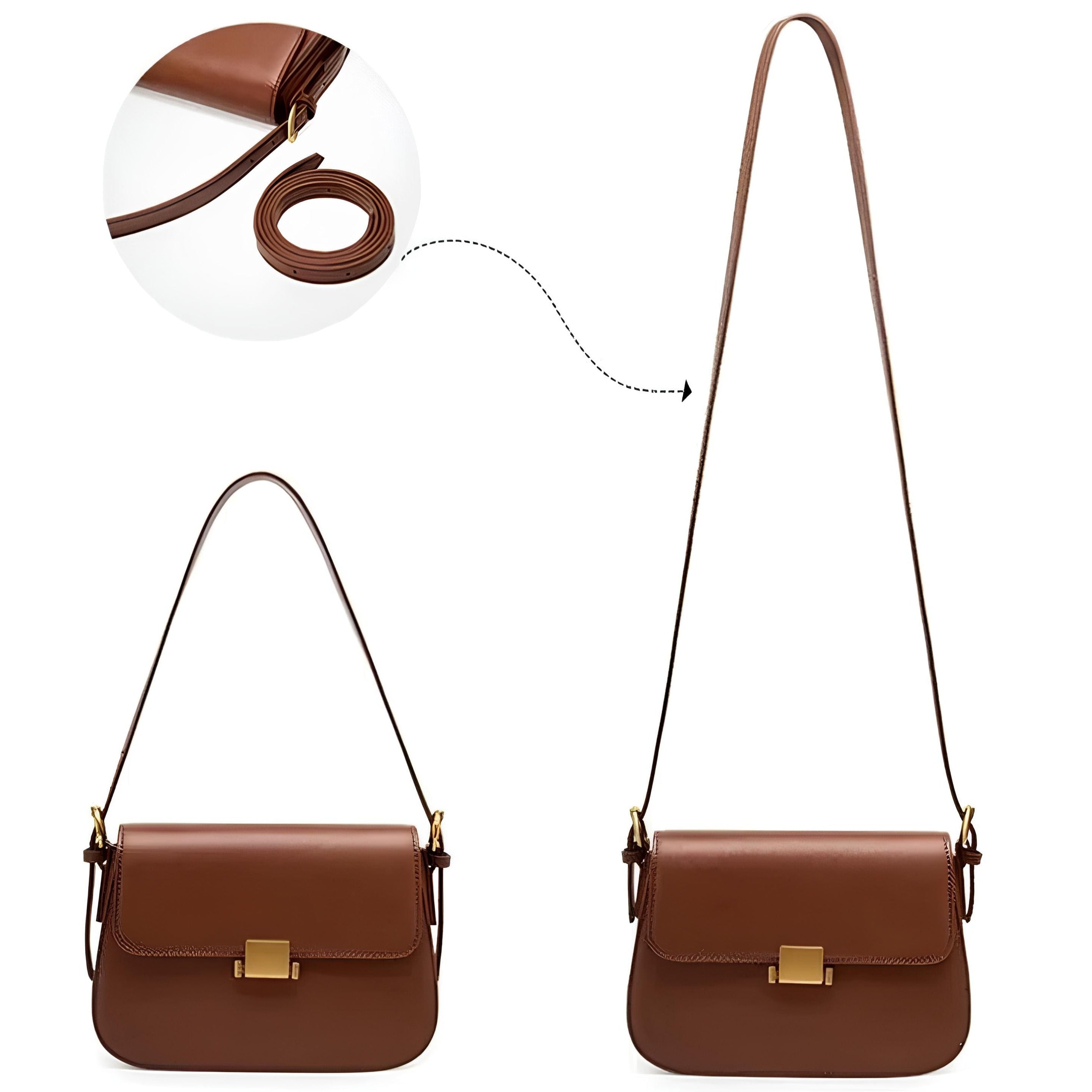 Bolsa CrossBody Santorini - Couro Legítimo